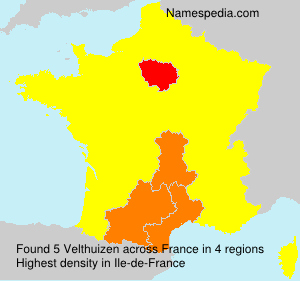 Surname Velthuizen in France Surname Velthuizen in France