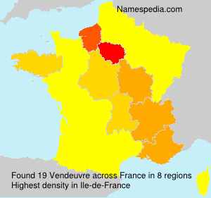 Surname Vendeuvre in France Surname Vendeuvre in France