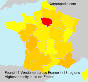 Surname Vendome in France Surname Vendome in France