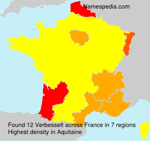 Surname Verbesselt in France Surname Verbesselt in France