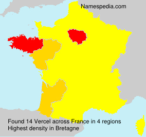 Surname Vercel in France Surname Vercel in France