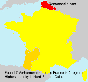 Surname Verhanneman in France Surname Verhanneman in France