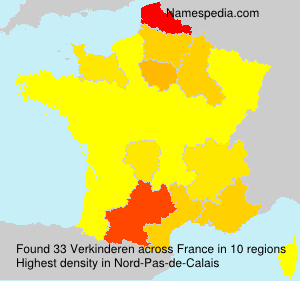 Surname Verkinderen in France Surname Verkinderen in France