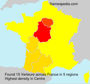Surname Verleure in France Surname Verleure in France