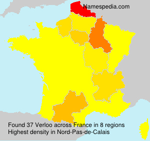Surname Verloo in France Surname Verloo in France