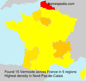 Surname Vermoote in France Surname Vermoote in France