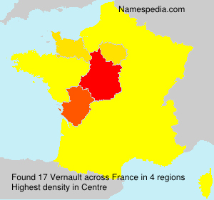 Surname Vernault in France Surname Vernault in France