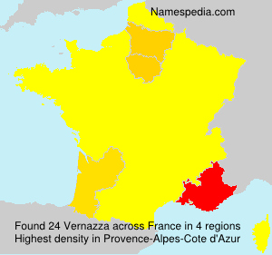 Surname Vernazza in France Surname Vernazza in France
