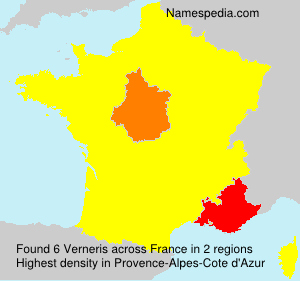 Surname Verneris in France Surname Verneris in France