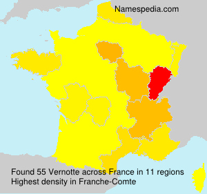 Surname Vernotte in France Surname Vernotte in France