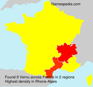 Surname Vernu in France Surname Vernu in France
