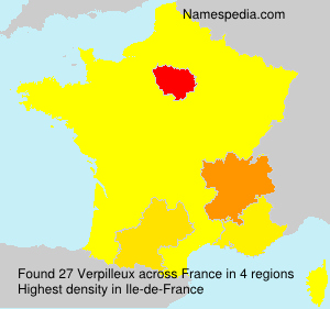 Surname Verpilleux in France Surname Verpilleux in France