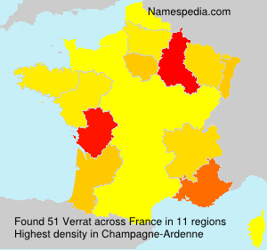 Surname Verrat in France Surname Verrat in France