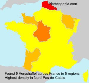 Surname Verschaffel in France Surname Verschaffel in France