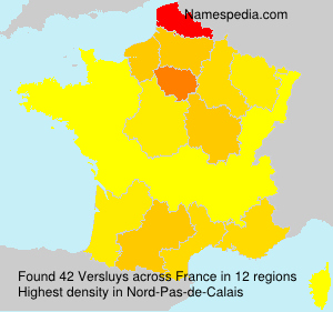 Surname Versluys in France Surname Versluys in France