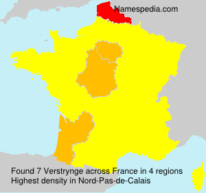 Surname Verstrynge in France Surname Verstrynge in France
