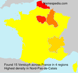 Surname Verstuyft in France Surname Verstuyft in France