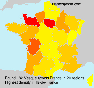 Surname Vesque in France Surname Vesque in France