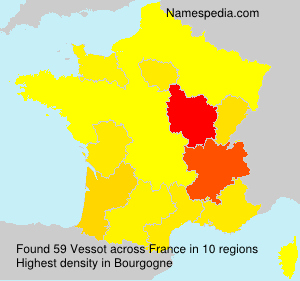 Surname Vessot in France Surname Vessot in France