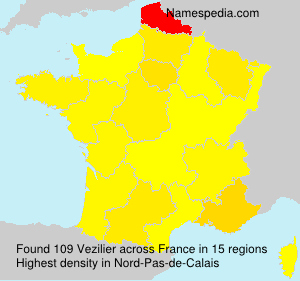 Surname Vezilier in France Surname Vezilier in France