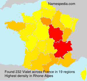 Surname Vialet in France Surname Vialet in France