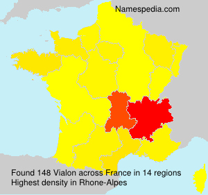Surname Vialon in France Surname Vialon in France