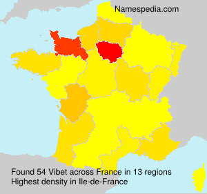 Surname Vibet in France Surname Vibet in France
