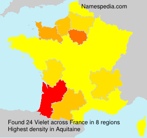 Surname Vielet in France Surname Vielet in France