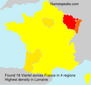 Surname Viertel in France Surname Viertel in France