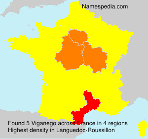 Surname Viganego in France Surname Viganego in France
