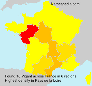 Surname Vigant in France Surname Vigant in France