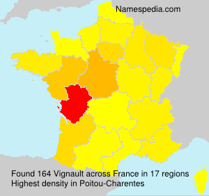Surname Vignault in France Surname Vignault in France
