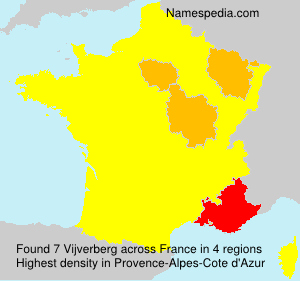 Surname Vijverberg in France Surname Vijverberg in France