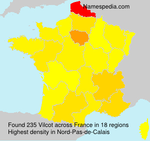 Surname Vilcot in France Surname Vilcot in France