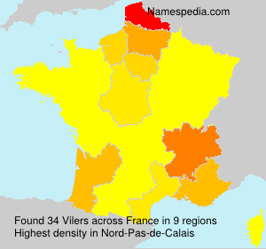 Surname Vilers in France Surname Vilers in France