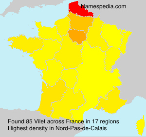 Surname Vilet in France Surname Vilet in France