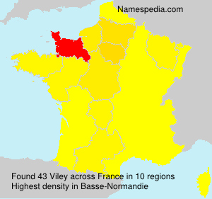 Surname Viley in France Surname Viley in France