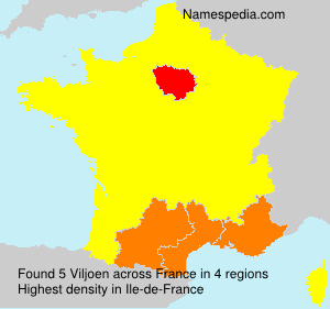 Surname Viljoen in France Surname Viljoen in France