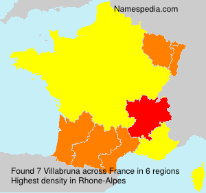 Surname Villabruna in France Surname Villabruna in France