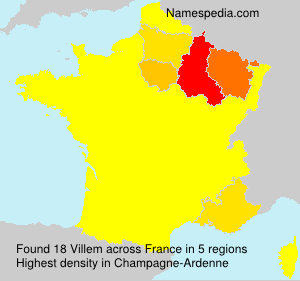 Surname Villem in France Surname Villem in France