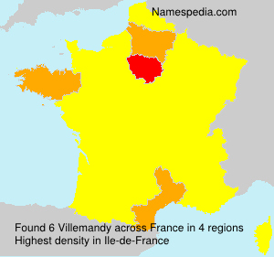 Surname Villemandy in France Surname Villemandy in France