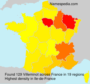 Surname Villeminot in France Surname Villeminot in France