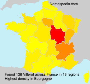 Surname Villerot in France Surname Villerot in France
