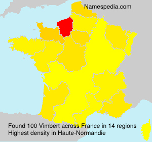 Surname Vimbert in France Surname Vimbert in France
