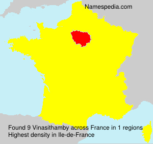 Surname Vinasithamby in France Surname Vinasithamby in France