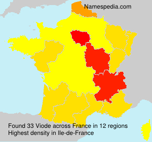 Surname Viode in France Surname Viode in France