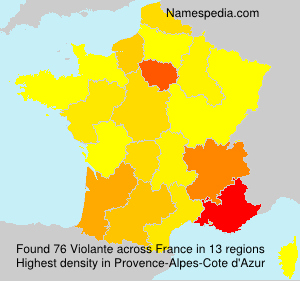 Surname Violante in France Surname Violante in France