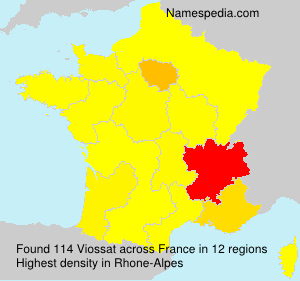Surname Viossat in France Surname Viossat in France