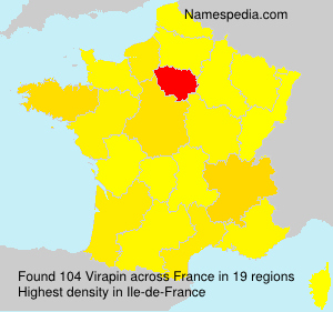 Surname Virapin in France Surname Virapin in France