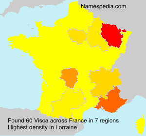 Surname Visca in France Surname Visca in France